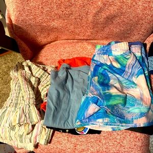 Bundle sale! 3 shorts, 1 tights, 3 shirts and a cute summer set all 7/8